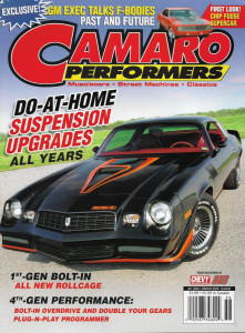 CAMARO PERFORMERS 2005 NOV - SUSP UPGRADES, 1ST GEN BOLT-IN ROLLCAGE, 4TH PERF